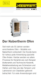 Mobile Screenshot of nabertherm-oefen.de